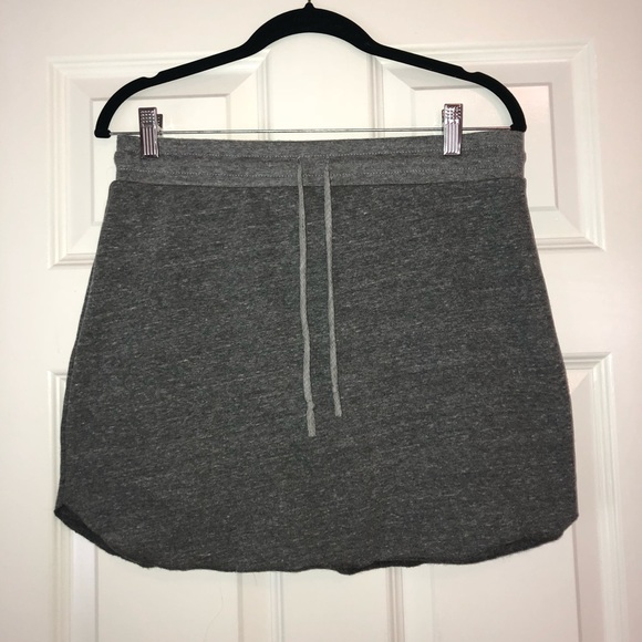 Gray L.A. Hearts Sweatskirt - Picture 1 of 3